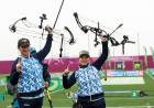 HISTÓRICO: ORO Y RÉCORD PARA ARGENTINA EN TIRO CON ARCO COMPUESTO EN EQUIPOS MIXTOS