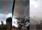 UN IMPRESIONANTE TORNADO EN MISIONES PROVOCÓ DESTROZOS