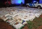 EN MISIONES PREFECTURA INCAUTÓ MÁS DE 17 TONELADAS DE GRANOS DE CONTRABANDO