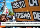 JUJUY: CADA VEZ MÁS LOCALIDADES PIDEN EL RECHAZO A LA REFORMA