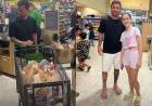 MESSI FUE AL SUPERMERCADO CON SUS HIJOS EN MIAMI Y SE SACÓ FOTOS CON LA GENTE