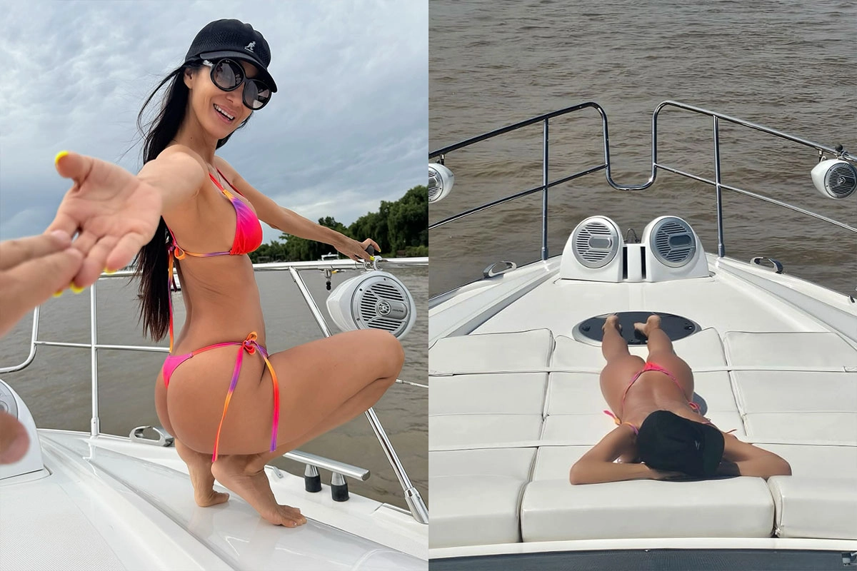 PASÓ UN “HERMOSO DÍA EN EL RÍO” Y DELEITÓ A SUS FANS CON LAS POSTALES