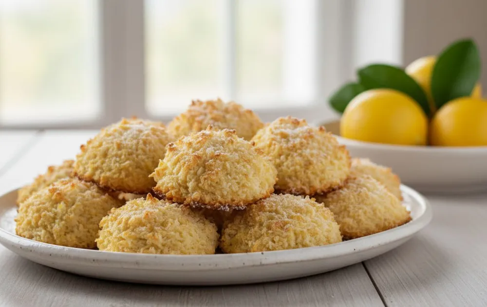 COQUITOS DE LIMÓN SIN TACC: RECETA FÁCIL CON SOLO 5 INGREDIENTES