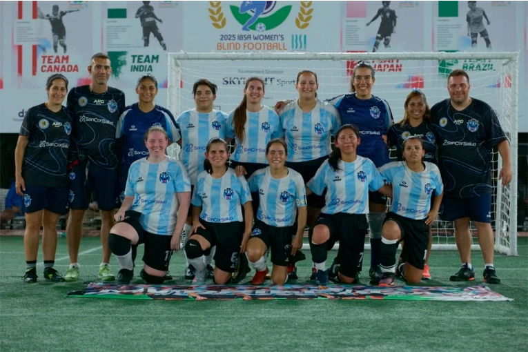 LAS MURCIÉLAGAS BICAMPEONAS DEL MUNDO: ARGENTINA BRILLA EN FÚTBOL PARA CIEGAS