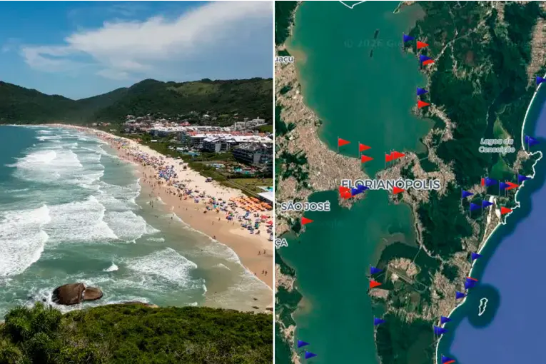 BROTE DE GASTROENTERITIS EN EL SUR DE BRASIL: EL MAPA DE PLAYAS QUE RECOMIENDAN EVITAR