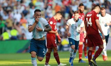 GRAN TRIUNFO DE ARGENTINA, PARA VOLVER A CREER