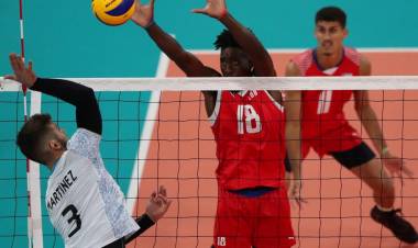 JUEGOS PANAMERICANOS: EL VÓLEY MASCULINO LE GANÓ A CUBA EN EL DEBUT
