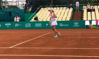 EN TENIS, NADIA PODOROSKA ESTÁ EN LA FINAL PANAMERICANA Y LOGRA PASAJE A TOKIO 2020