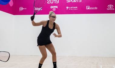 EN RÁCQUETBOL, MEDALLA DE BRONCE PARA NATALIA MÉNDEZ