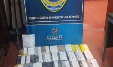 IMPORTANTE OPERATIVO ANTIDROGA EN MENDOZA: HAY 6 PERSONAS DETENIDAS 