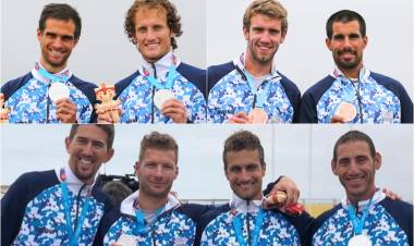 EL REMO APORTÓ OTRAS TRES MEDALLAS MÁS: DOS DE PLATA Y UNA DE BRONCE