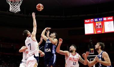 ARGENTINA LE GANÓ A RUSIA Y CERRÓ EL GRUPO B CON PUNTAJE IDEAL EN EL MUNDIAL DE BÁSQUET