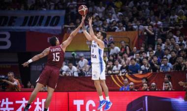 ARGENTINA SIGUE A PASO FIRME, GANÓ CON COMODIDAD A VENEZUELA Y SE METIÓ ENTRE LOS OCHO MEJORES DEL MUNDIAL DE BÁSQUET
