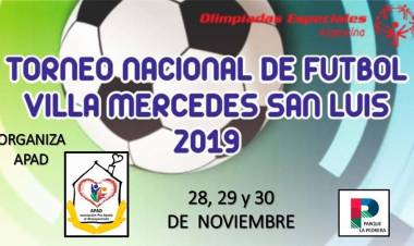 EL TORNEO NACIONAL DE FÚTBOL 2019 PARA PERSONAS CON DISCAPACIDAD INTELECTUAL SE DESARROLLARÁ EN LA PEDRERA