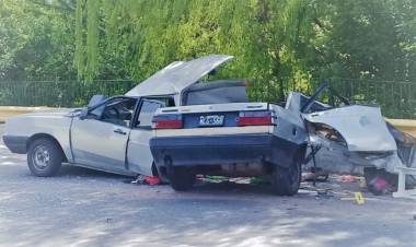 SAN LUIS: TRAGEDIA TRAS CHOQUE EN JUANA KOSLAY 