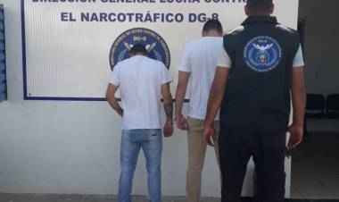 LUCHA CONTRA EL NARCOTRÁFICO EN SAN LUIS: DOS DETENIDOS