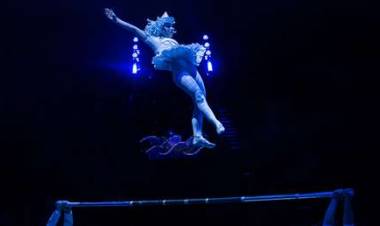 UNA GIMNASTA SE CAYÓ DESDE UNA SOGA EN LA ALTURA DE UN CIRCO EN RUSIA