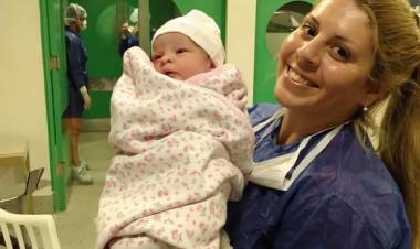 EN CONCARÁN NACIÓ EL PRIMER BEBÉ DEL AÑO EN LA PROVINCIA DE SAN LUIS: CATALINA LLEGÓ EN LOS PRIMEROS MINUTOS DE 2020