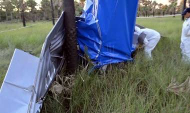 TRAGEDIA AÉREA DEJÓ EL SALDO DE DOS MUERTOS AL ESTRELLARSE UNA AVIONETA EN FORMOSA