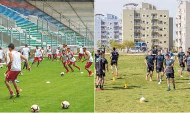 AMISTOSO DE PRETEMPORADA EN EL ESTADIO ÚNICO “LA PEDRERA” ENTRE LA RESERVA DE ARGENTINOS JUNIORS Y ESTUDIANTES DE SAN LUIS