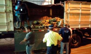DETUVIERON A UN CAMIONERO BRASILEÑO E INCAUTARON 1200 KILOS MARIHUANA QUE HABÍAN INGRESADO A ENTRE RÍOS