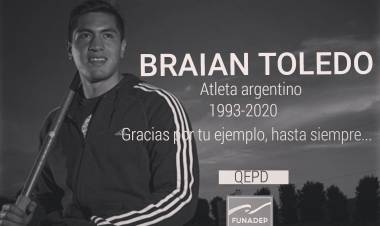 CONMOCIÓN EN EL DEPORTE TRAS LA MUERTE DE BRIAN TOLEDO EN UN ACCIDENTE, UN GRAN DEPORTISTA Y EJEMPLO DE VIDA, PERO MEJOR PERSONA