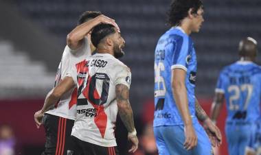 LLUVIA DE GOLES EN UN MONUMENTAL SIN PÚBLICO, APLASTANTE GOLEAGA DE RIVER POR 8 A 0 A BINACIONAL
