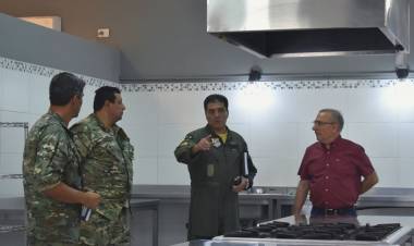 PLAN DE CONTINGENCIA EN VILLA MERCEDES: INTEGRANTES DE V BRIGADA EVALUARON INSTALACIONES GASTRONOMICAS DE UPRO