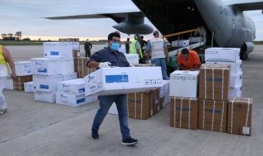 TUCUMÁN RECIBIÓ NUEVOS INSUMOS DEL MINISTERIO DE SALUD DE LA NACIÓN