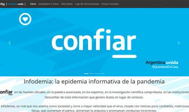 CONFIAR: LANZARON PLATAFORMA PARA ENFRENTAR LA INFORMACIÓN FALSA SOBRE CORONAVIRUS