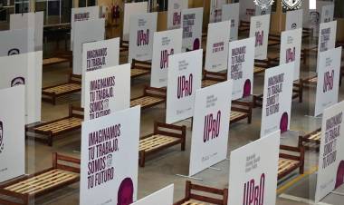 VILLA MERCEDES: CONTINÚAN ACONDICIONANDO INSTALACIONES DE LA UPRO  COMO UN CENTRO ASISTENCIAL DE PACIENTES EN LEVES DE CORONAVIRUS