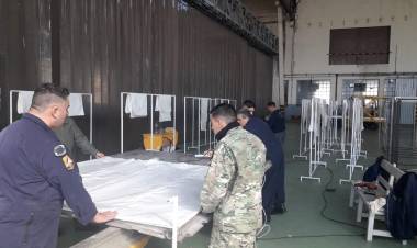 SAN LUIS: LA V BRIGADA AÉREA SUMA ESFUERZOS EN LA LUCHA CONTRA LA PANDEMIA DEL CORONAVIRUS