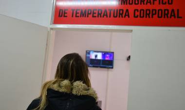 SAN LUIS PUSO EN FUNCIONAMIENTO CÁMARAS TERMOMÉTRICAS EN DESAGUADERO Y JUSTO DARACT, PARA DETECTAR FIEBRE