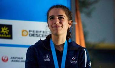 ATLETA FRANCESA CAMPEONA MUNDIAL JUVENIL DE ESCALADA DEPORTIVA MURIÓ CUANDO INTENTABA SUBIR UNA ROCA