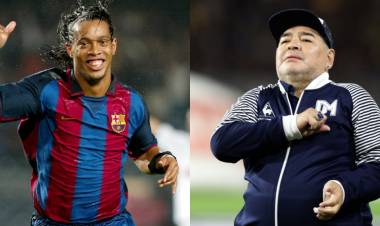 ¿RONALDINHO A GIMNASIA Y ESGRIMA DE LA PLATA? MARADONA QUIERE SACAR DEL RETIRO AL BRASILEÑO DE 40 AÑOS