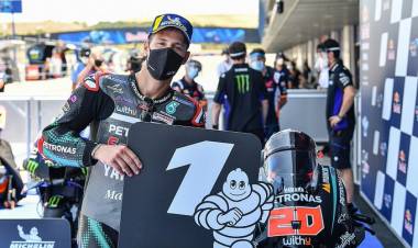 QUARTARARO MARCÓ LA POLE EN JEREZ, EN EL INICIO DE LA TEMPORADA DEL MOTOGP