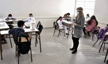 SAN JUAN: VOLVIERON LAS CLASES PRESENCIALES, EL REGRESO AL AULA EN PLENA PANDEMIA