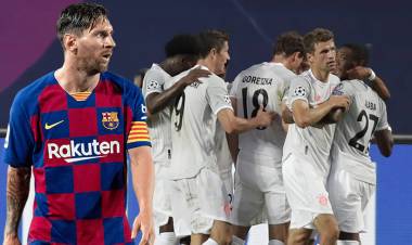 GOLEADA HISTÓRICA DEL BAYERN MÚNICH POR 8 A 2 AL BARCELONA Y ES SEMIFINALISTA DE LA CHAMPIONS LEAGUE