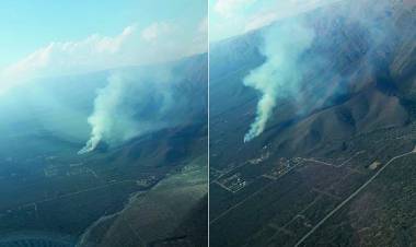 SAN LUIS: BOMBEROS Y BRIGADISTAS CONTROLARON UN INCENDIO EN CERCANÍA A LOS MOLLES