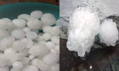 CAYÓ GRANIZO EN SALTA