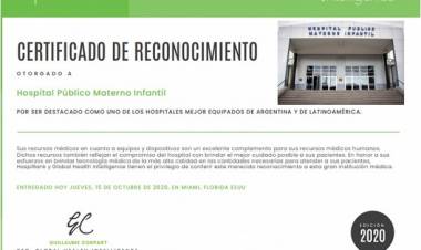 RECONOCEN A UN HOSPITAL DE SALTA COMO UNO DE LOS MEJORES EQUIPADOS DE LATINOAMÉRICA