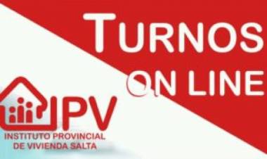 SALTA: EL IPV ATENDERÁ CON TURNOS ONLINE