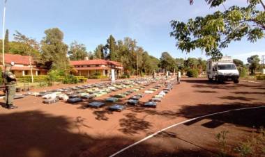 EN MISIONES MÁS DE DIEZ TONELADAS DE MARIHUANA QUE ERAN LLEVADAS EN UN CAMIÓN FUERON SECUESTRADAS