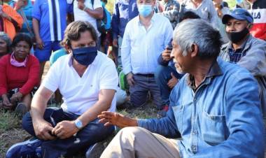 SALTA: EL GOBERNADOR GUSTAVO SÁENZ SE REUNIÓ CON COMUNIDADES ABORÍGENES