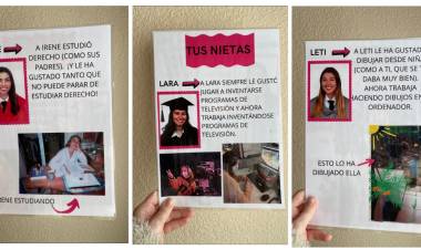 TRES NIETAS IDEARON  UN INGENIOSO PLAN PARA QUE SU ABUELA CON DEMENCIA LAS RECUERDE