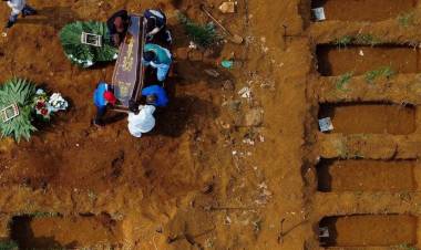 POR PRIMERA VEZ BRASIL SUPERÓ LOS 3.000 MUERTOS DIARIOS POR CORONAVIRUS