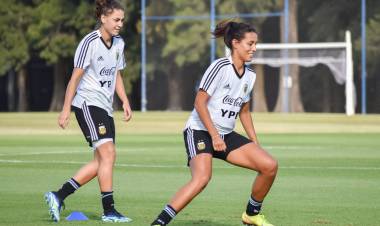 MARTINA DEL TRECCO JUNTO AL SELECCIONADO ARGENTINO FEMENINO DE FÚTBOL YA ESTÁN EN BILBAO PARA JUGAR UNA COPA INTERNACIONAL