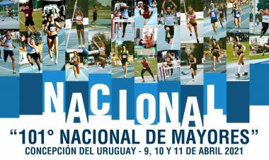 SE VIENE EL 101º CAMPEONATO NACIONAL DE ATLETISMO EN ENTRE RÍOS