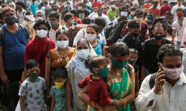 LA PANDEMIA EN INDIA BATIÓ UN NUEVO RÉCORD CON MÁS DE 217.000 CASOS DE CORONAVIRUS EN UN DÍA