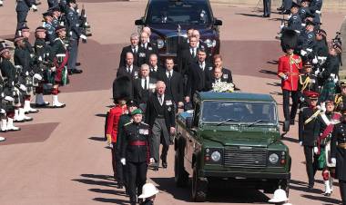 LA FAMILIA REAL BRITÁNICA DESPIDIÓ AL PRÍNCIPE FELIPE DE EDIMBURGO, ESPOSO DE LA REINA ISABEL II